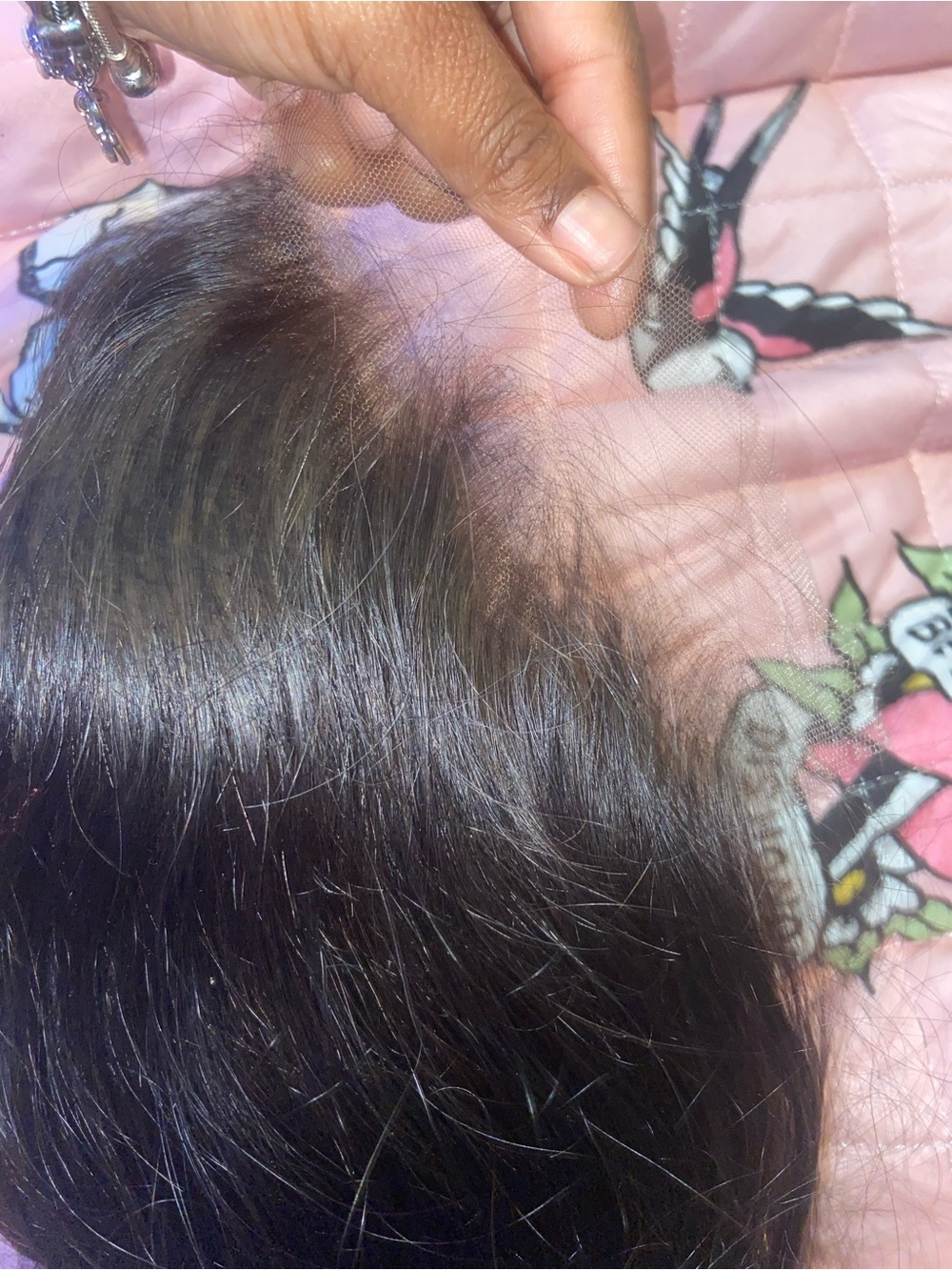 13x4 Natural Black Lace Front Wig